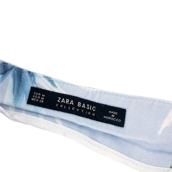 Zara Basic Collection Glen Floral Hawaiian Tropical Dressy Shorts Medium - Picture 8 of 9